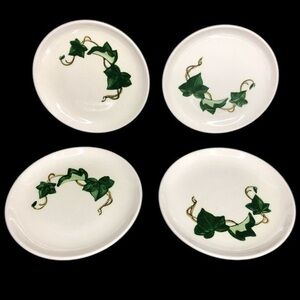 4 Vintage Metlox Poppytrail California Ivy Bread & Butter Plates in EUC